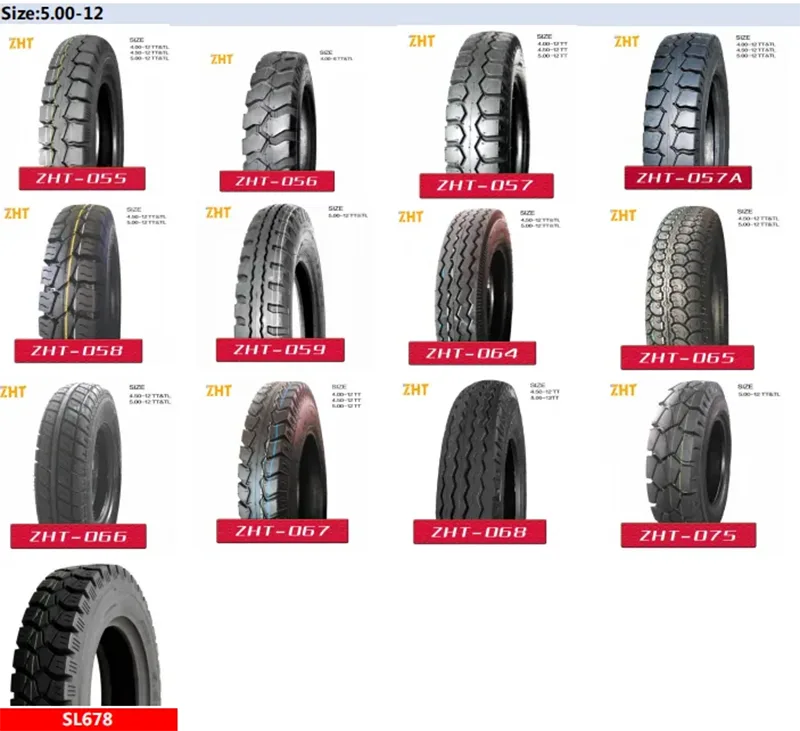 JABIL 5.00-12 Motorcycle Tire